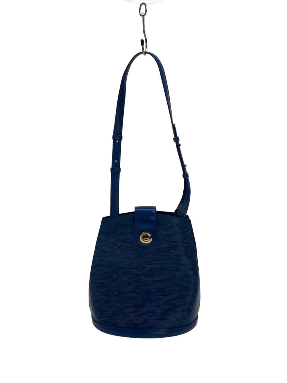 LOUIS VUITTON Cluny Epi Leather Bag Blue All over